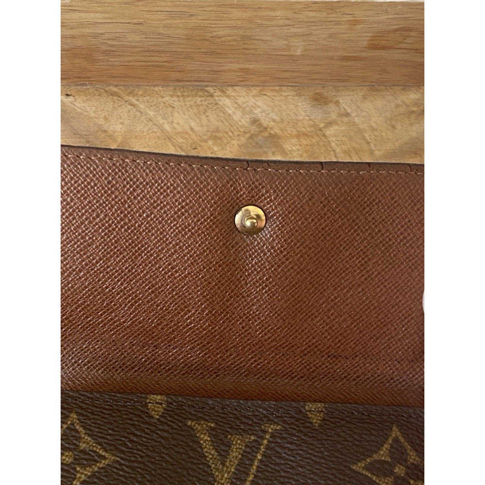 Louis Vuitton Monogram Elise Double Snap Wallet Trifold French Wallet VTG Rehab - Picture 6 of 11